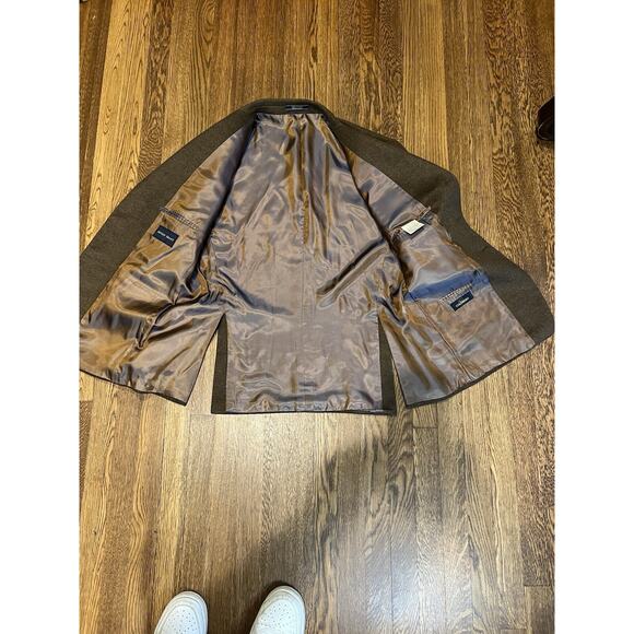 Arnold Brant Cashmere & Mink LUXURY Blazer Sport Coat Jacket Brown 42R - Picture 5 of 16